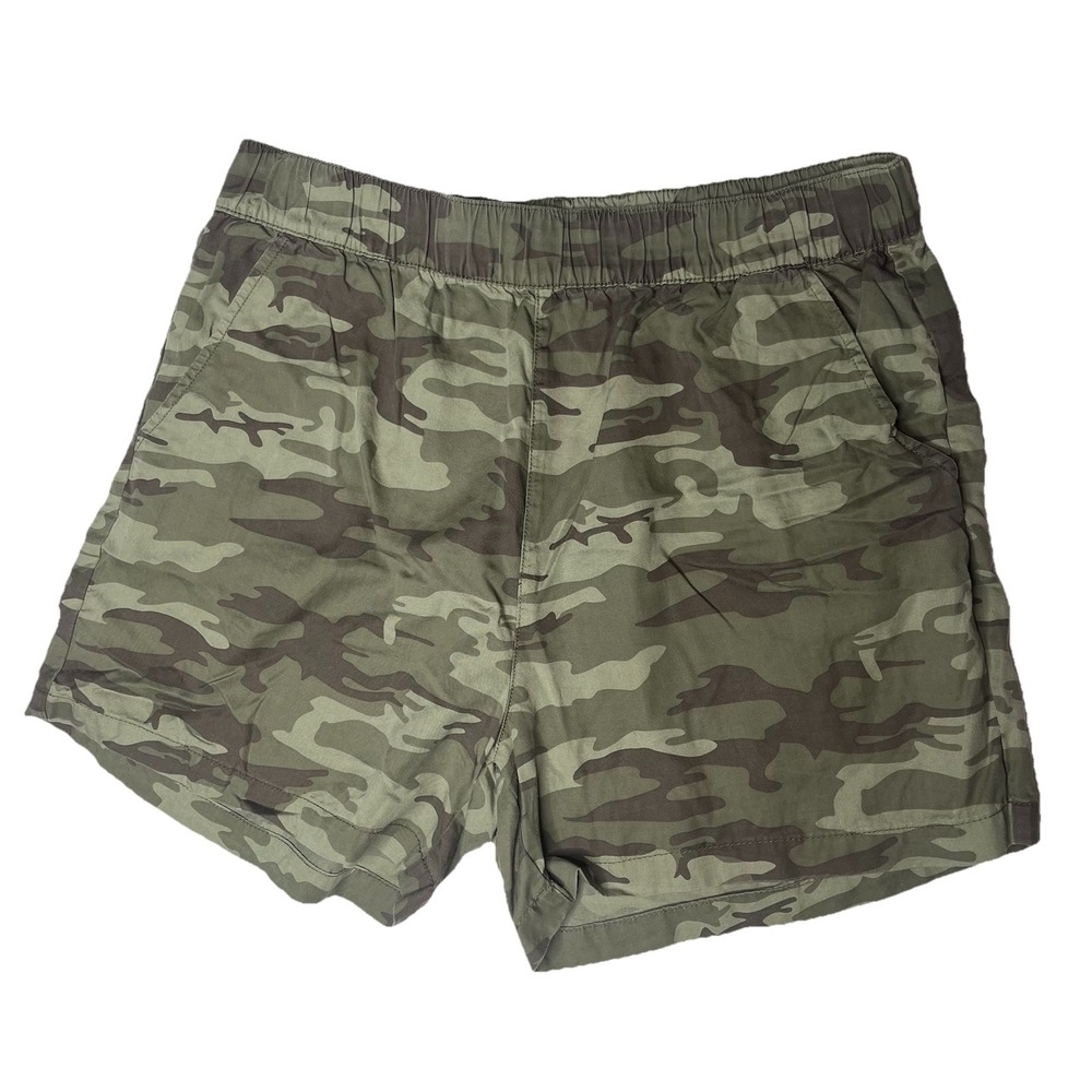 Social Standard‎ By Sanctuary Women's Pull On Shorts Size XXL Green Camo Y2K